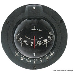 Compas Riviera Polare negro Ø 100 mm