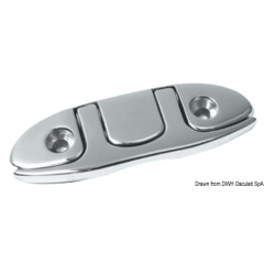 Cornamusa plegable Osculati AISI136 con tornillos