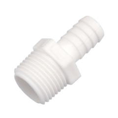 La conexión para las obras hidráulicas de Shurflo es macho directo