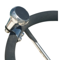 Pomos de acero inoxidable de Volante Plastimo