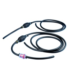 Manguera con bomba de cebado Plastimo goma + filtro