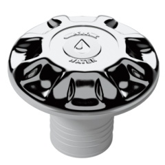 Fusibles de Plastimoplástico sin ventilación - agua - cromado - Ø de la manguera: 38 mm