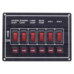 Cuadro eléctrico Plastimo horizontal 6 vias