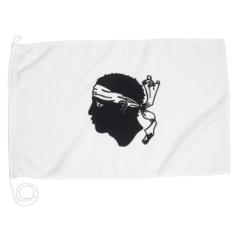 Bandera barco Córcega Plastimo - 30X45 cm