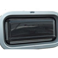 Pantalla de lluvia Gebo para portillo rectangular 375 x 175 mm