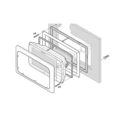 Kit de montaje empotrado Raymarine serie C120W y E120W