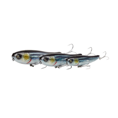 Señuelo Bullet Mullet - salmonete de 8 cm Black 