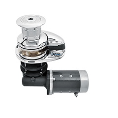 molinete vertical Lofrans X3 Bronce cromado 1500W - 12V - Espátula 12/13mm - Con muñeca