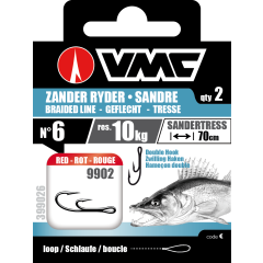 Anzuelos montados Doble Vmc 9902 R Especial lucioperca - n°4 