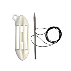 Kit Porta peces Labrax para cinturón - Blanco