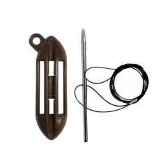 Kit Porta peces Labrax para cinturón - Marrón