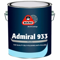 Antifouling Boero Admiral matrice érodable 0,75L Blanc