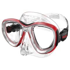 Gafas de buceo Seac Sub Afrodite Clear/Rojo