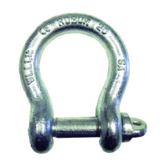 Grillete lira de galva certificada con sello de 8 a 20 mm