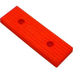 Patín rojo 300X100 mm