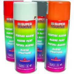 Pintura marina Super Marine Yanmar intra borda en aerosol 400ml - Gris metálico 1974 a 1986