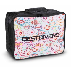 Bolsa para regulador Best Divers rectangular con diseño de peces