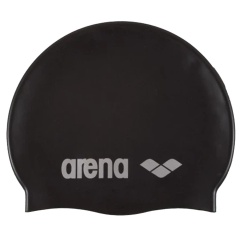 Gorro natación Arena Silicona clásica - Black silver