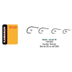 Anzuelos KAMASAN B420 - Caja de 25 - H14