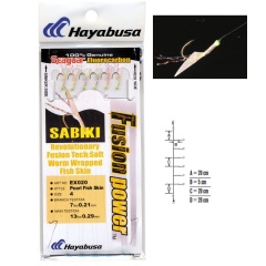 Bajo de línea Hayabusa Sabiki EX040