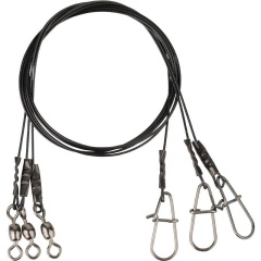 Bajo de línea Acero Savage Gear black 7 Traza de cable