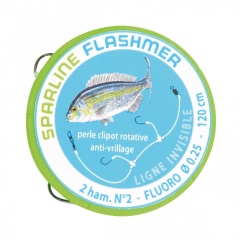 Bajo de línea Flashmer Atlantic Sparline - 2 HAM. N° 1/0