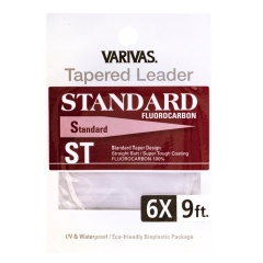 Bajo de línea Varivas Tapered Leader Standart Fluorocarbon - 9 pies 4X 16,5/100