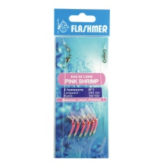 Bas de Ligne Flashmer Pink Shrimp
