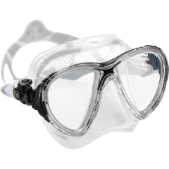 Máscara de buceo Cressi Big Eyes Evolution Crystal Transparente/negro