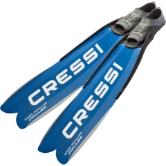 Aletas Cressi Gara Modular Impulse - Metal Azul - 36/37