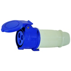 Enchufe de puerto hembra Plastimo - 16A - 230V - 2P+T - IP44