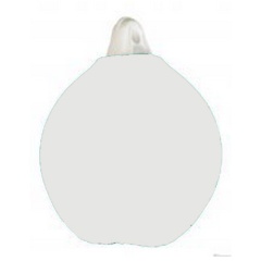 Par de fundas defensa barco Fendress grosor sencillo A4 55X71 - Blanco