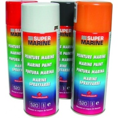 Pintura marina Super Marine estándar en aerosol 400ml - Blanco brillante