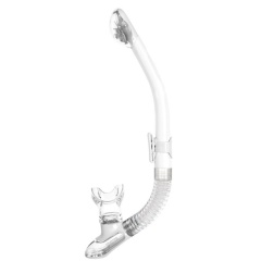 Tuba Plongée Snorkeling Mares Ergo Dry Blanc