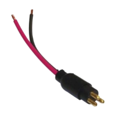 Prise électrique mâle de 12 volts