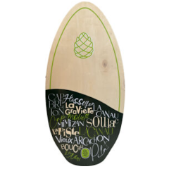 Tabla de Skimboard madera Skim One Landes 41