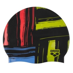 Gorro natación Arena Pelo largo Silicona - Asfalto pink