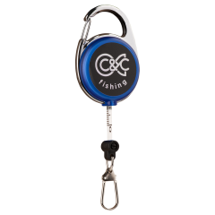 Botón retráctil C&C Fishing Medidor - Azul