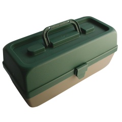 Caja de pesca Pafex 2 bandejas verdes