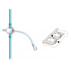 Perles vercelli dure biperforées