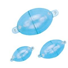 Buldo s Oval Transparente con ojales