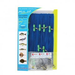 Línea de palangre de 100 m Flashmer 20 Anzuelos mixtos