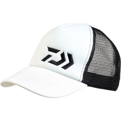 Casquette Daiwa Matelasse-mesh Noir-blanc (peche_vetement)