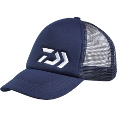 Gorra Daiwa Acolchada de malla azul-blanco