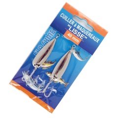 2 Cucharas para caballa lisa 35 mm