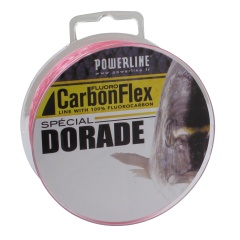 nylon Powerline Carbonflex Fluoro-rosado Sp Dorada 300 m 36,9/100 - 12,55 kg