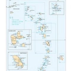 Carta el Shom marino dobló las Indias Occidentales