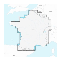 Carta náutica Garmin Navionics Regular- NSEU080R - Francia, Lagos y ríos