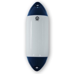 Defensa barco Cape Horn tipo F5 Blanco / Azul 29 x 78 cm