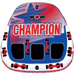 Flotador de arrastre 3 personas Wow Champion